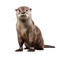 AI generated Otter clip art png