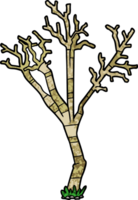 árbol de invierno de dibujos animados png