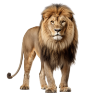 AI generated Lion clip art isolated png