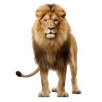 AI generated Lion clip art isolated png