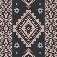 Geometric Ethnic pattern vector. African, American, Mexican, Western Aztec motif striped and bohemian pattern. designed for background,wallpaper,print, carpet,wrapping,tile,batik.vector illustratoin. vector