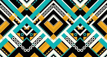 Geometric Ethnic pattern vector. African, American, Mexican, Western Aztec motif striped and bohemian pattern. designed for background,wallpaper,print, carpet,wrapping,tile,batik.vector illustratoin. vector