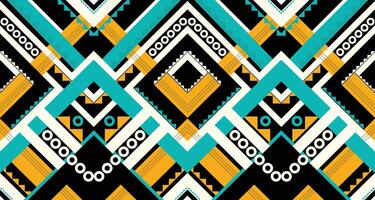 Geometric Ethnic pattern vector. African, American, Mexican, Western Aztec motif striped and bohemian pattern. designed for background,wallpaper,print, carpet,wrapping,tile,batik.vector illustratoin. vector