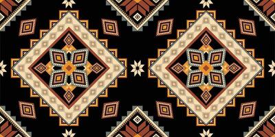 Geometric Ethnic pattern vector. African, American, Mexican, Western Aztec motif striped and bohemian pattern. designed for background,wallpaper,print, carpet,wrapping,tile,batik.vector illustratoin. vector