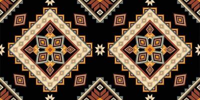 Geometric Ethnic pattern vector. African, American, Mexican, Western Aztec motif striped and bohemian pattern. designed for background,wallpaper,print, carpet,wrapping,tile,batik.vector illustratoin. vector