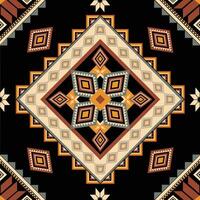 Geometric Ethnic pattern vector. African, American, Mexican, Western Aztec motif striped and bohemian pattern. designed for background,wallpaper,print, carpet,wrapping,tile,batik.vector illustratoin. vector