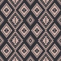 Geometric Ethnic pattern vector. African, American, Mexican, Western Aztec motif striped and bohemian pattern. designed for background,wallpaper,print, carpet,wrapping,tile,batik.vector illustratoin. vector
