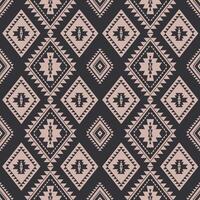 Geometric Ethnic pattern vector. African, American, Mexican, Western Aztec motif striped and bohemian pattern. designed for background,wallpaper,print, carpet,wrapping,tile,batik.vector illustratoin. vector