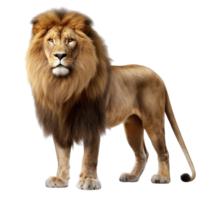 AI generated Lion clip art isolated png