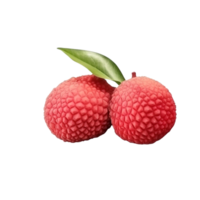 ai gegenereerd lychee klem kunst png