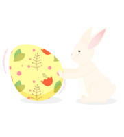 påsk ägg dag Mars april månad kanin kanin öra djur- sällskapsdjur firande festival vår tid säsong Semester färgrik karaktär tecknad serie inbjudan traditionell skön gåva mönster händelse korg ikon png
