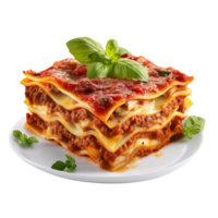 ai généré lasagne agrafe art png