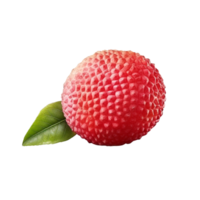 ai généré litchi agrafe art png