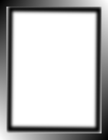 rectángulo negro marco, neón blanco frontera png