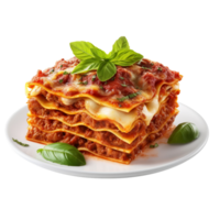 ai généré lasagne agrafe art png