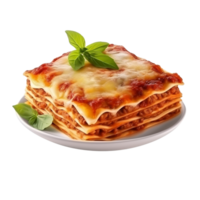 ai généré lasagne agrafe art png