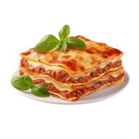 ai generato Lasagna clip arte png