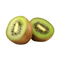 ai gerado kiwi grampo arte png