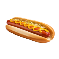 AI generated Hot dog clip art png