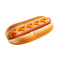 AI generated Hot dog clip art png