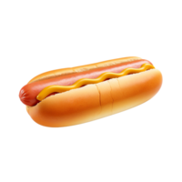 AI generated Hot dog clip art png