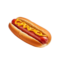 AI generated Hot dog clip art png