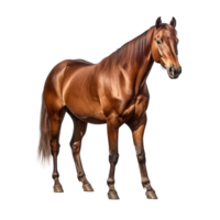 ai généré cheval agrafe art png