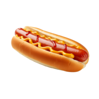 AI generated Hot dog clip art png