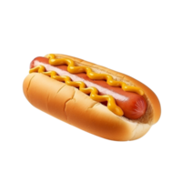 AI generated Hot dog clip art png