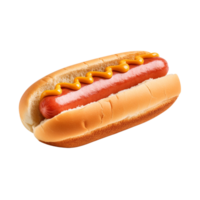 AI generated Hot dog clip art png