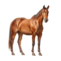 ai gegenereerd paard klem kunst png