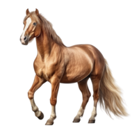 ai généré cheval agrafe art png