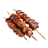 ai gegenereerd gegrild vlees kebab klem kunst png