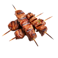 ai genererad grillad kött kebab klämma konst png