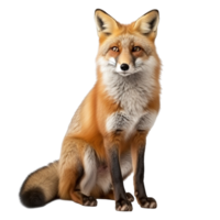 AI generated Fox clip art png