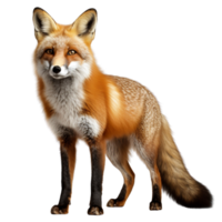 AI generated Fox clip art png