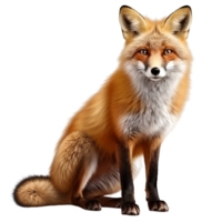 AI generated Fox clip art png