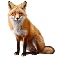 AI generated Fox clip art png