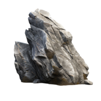 AI generated Grey rock cliff game asset stone clip art png