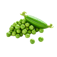 AI generated Green pea clip art png