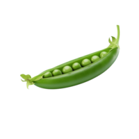 AI generated Green pea clip art png