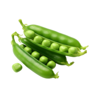 AI generated Green pea clip art png