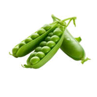 AI generated Green pea clip art png