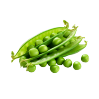 AI generated Green pea clip art png