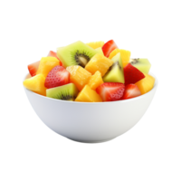 ai gegenereerd fruit salade klem kunst png