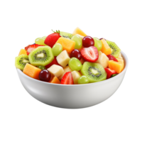 ai généré fruit salade agrafe art png