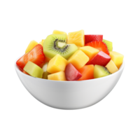 ai généré fruit salade agrafe art png