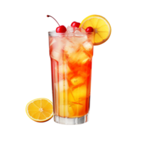 AI generated Fruit cocktail clip art png