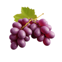 ai generado uvas acortar Arte png