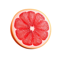 ai gegenereerd grapefruit klem kunst png